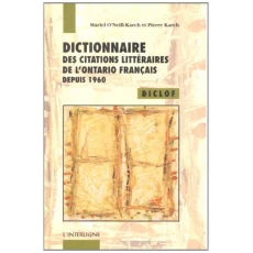 Dictionnaire citations litt. Ontario ... Collectif