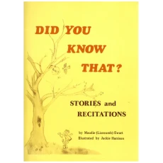 Did You Know That? Stories and Recitations