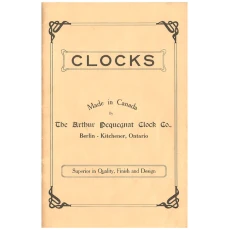 Clocks - Made in Canada by The Arthur Pequegnat Clock Co.