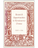 Research opportunities in renaissance drama, 1996 (XXXV)